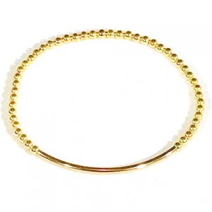 2.5mm Gold Filled Bar Bracelet