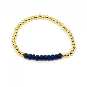 Gold Filled Sapphire Bracelet