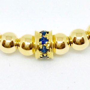 Sapphire GF bracelet closeup