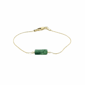 Cordette Chain Jade Bracelet