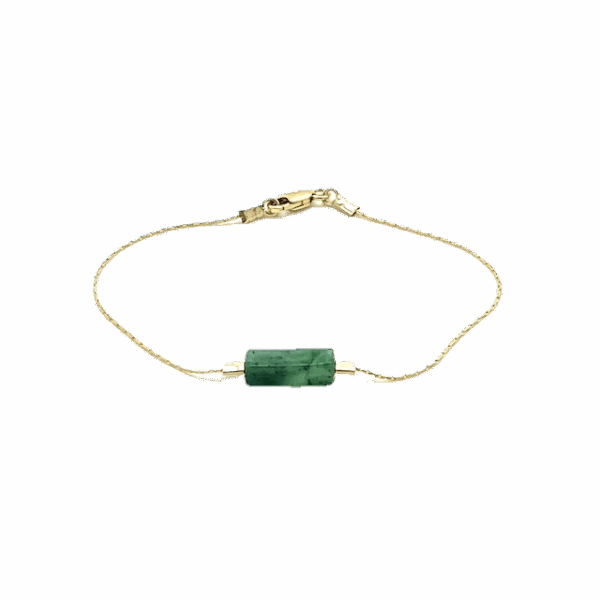 Cordette Chain Jade Bracelet