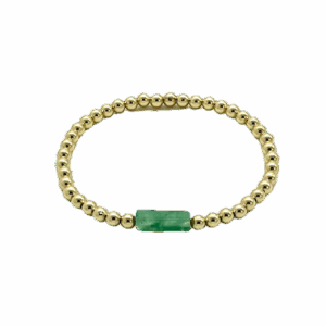 Gold Filled Jade Bracelet
