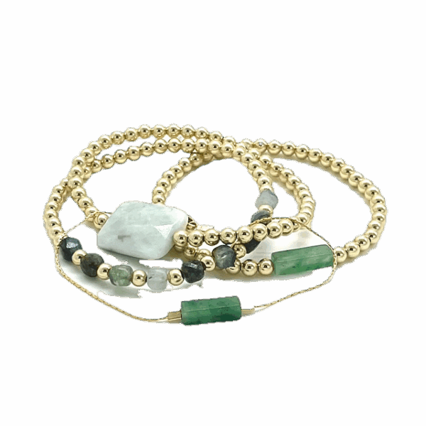 Aquamarine Faceted Bracelet - Image 4