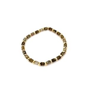 Labradorite Gold Filled Bead Bracelet