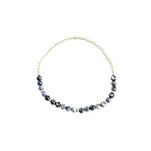 Sapphire Gold Filled Bead Bracelet