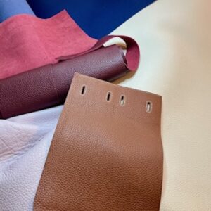 Taurillon Clemence Leather Samples